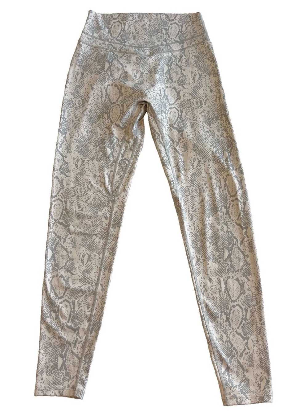 Balance Athletics Vitality Snake Print Leggings Women’s Medium Gray White